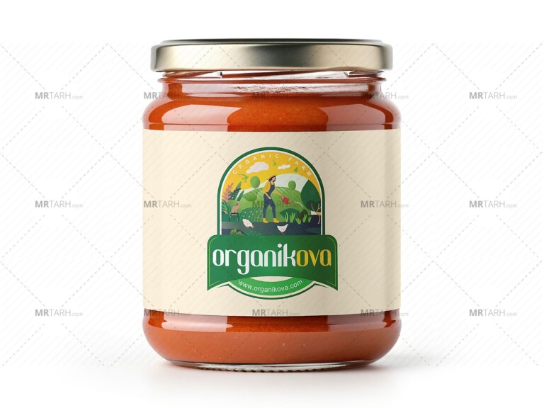 موکاپ-لایه-باز-شیشه-عسل