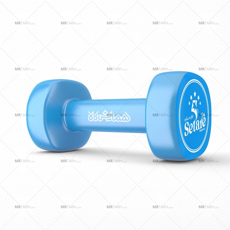 موکاپ-لایه-باز-دمبل-تبلیغاتی
