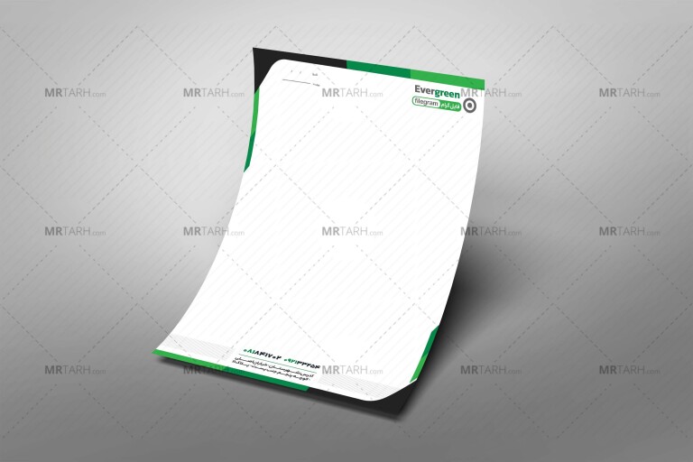 سربرگ-اداری-و-شرکتی-مدل-Evergreen-