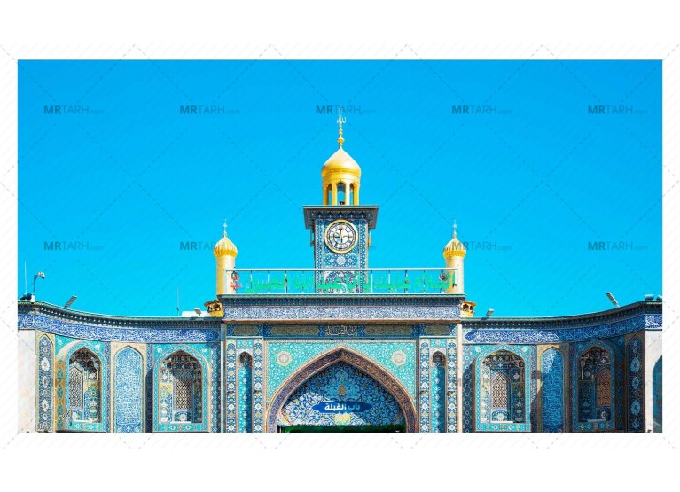 دکور-و-پشت-منبر-محرم-باب-القبله