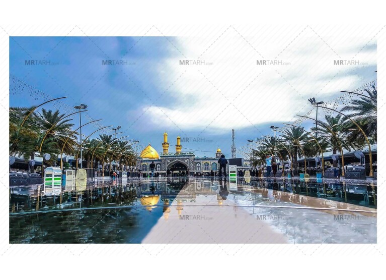 دکور-و-پشت-منبر-محرم-عکس-حرم