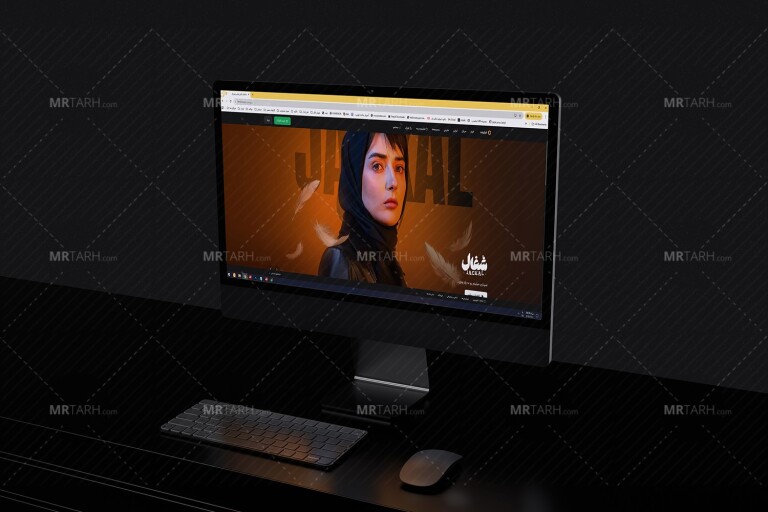 موکاپ-لایه-باز-مانیتور