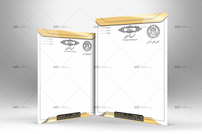 طرح-لایه-باز-سربرگ-وکالت-با-طراحی-جدید-و-بک-گراند-سفید-و-طلایی-