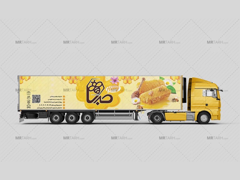 موکاپ-لایه-باز-کامیون