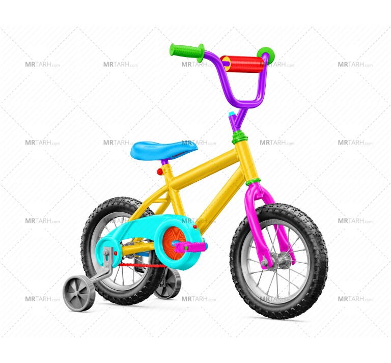 موکاپ-لایه-باز-دوچرخه-بچگانه