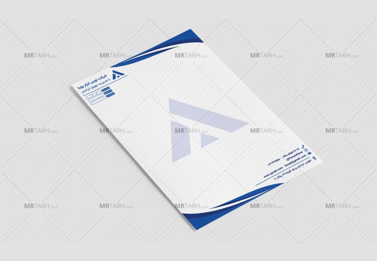 سربرگ-اداری-شرکتی-تجاری-آبی-لایه-باز-فتوشاپ-psd