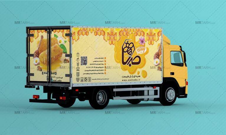 موکاپ-لایه-باز-کامیون