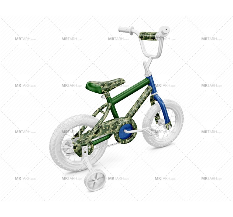 موکاپ-لایه-باز-دوچرخه-کودک