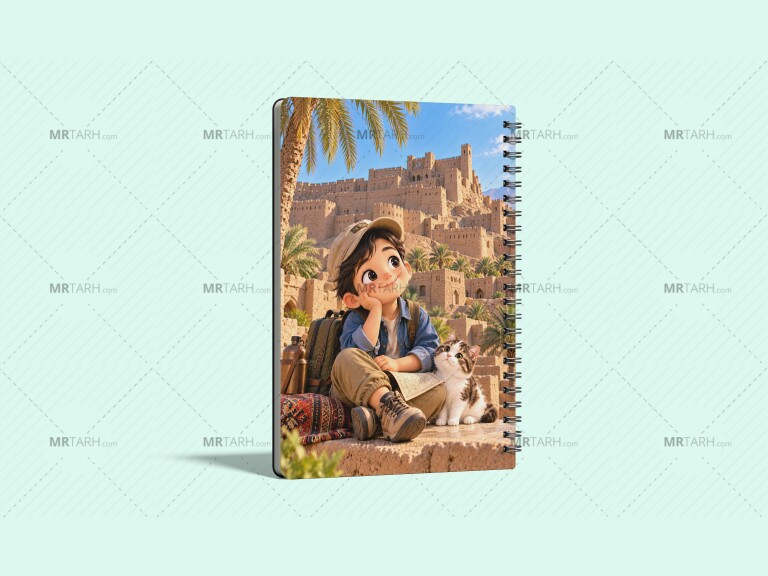 طرح-جلد-دفتر-کودکان---ارگ-بم-کرمان