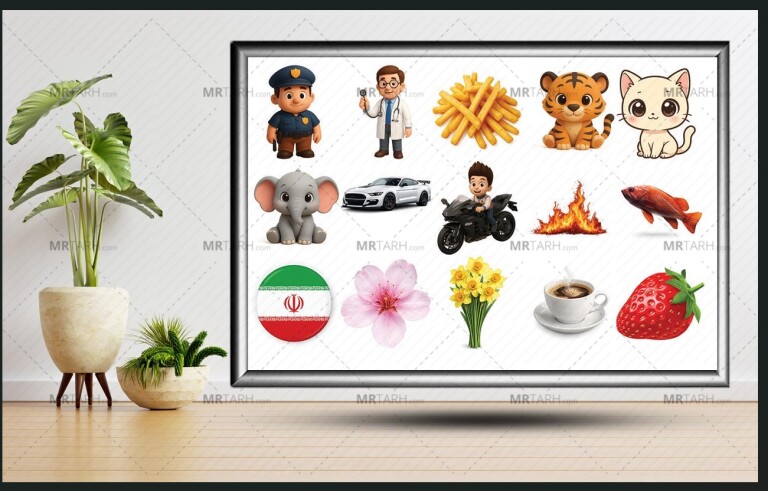 مجموعه-۶۰۰-تصویر-و-آیکون-با-تنوع-موضوعی
