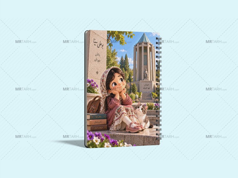 طرح-جلد-دفتر-کودکان---مقبره-بوعلی-همدان