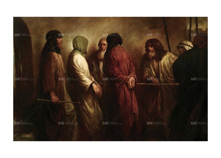 دکور-و-پشت-منبر-تصویری-ایام-فاطمیه