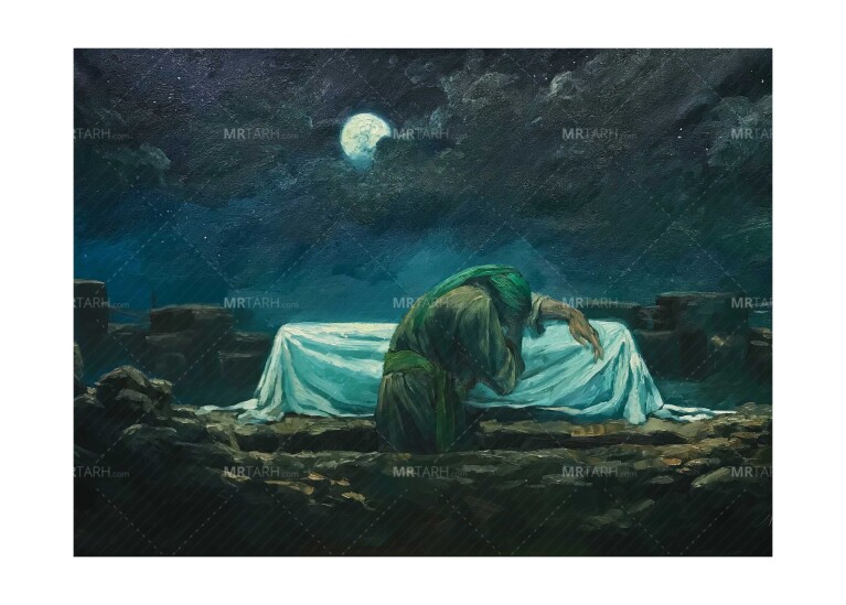 دکور-و-پشت-منبر-تصویری-ایام-فاطمیه
