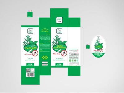 طرح بسته بندی اسپری ضد پشه و دافع حشرات گیاهی