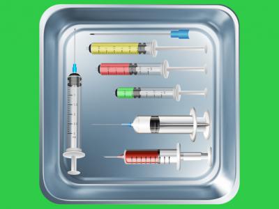 لایه-باز-پزشکی،-واکسن،سرنگ