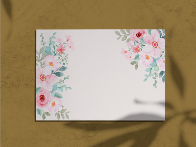 طرح لایه باز کارت پستال و کارت دعوت عروسی